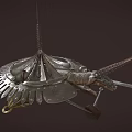 Ancient Steel Weapon With Intricate Decorative Guard And Sharp Metal Blade Design