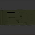 Military Green Armored Vehicle with 6x6 Wheels Weapon Turret and Communication Antennas