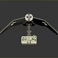 Eastern Grass Owl 3D Model Figure With Spread Wings And Detailed Stand