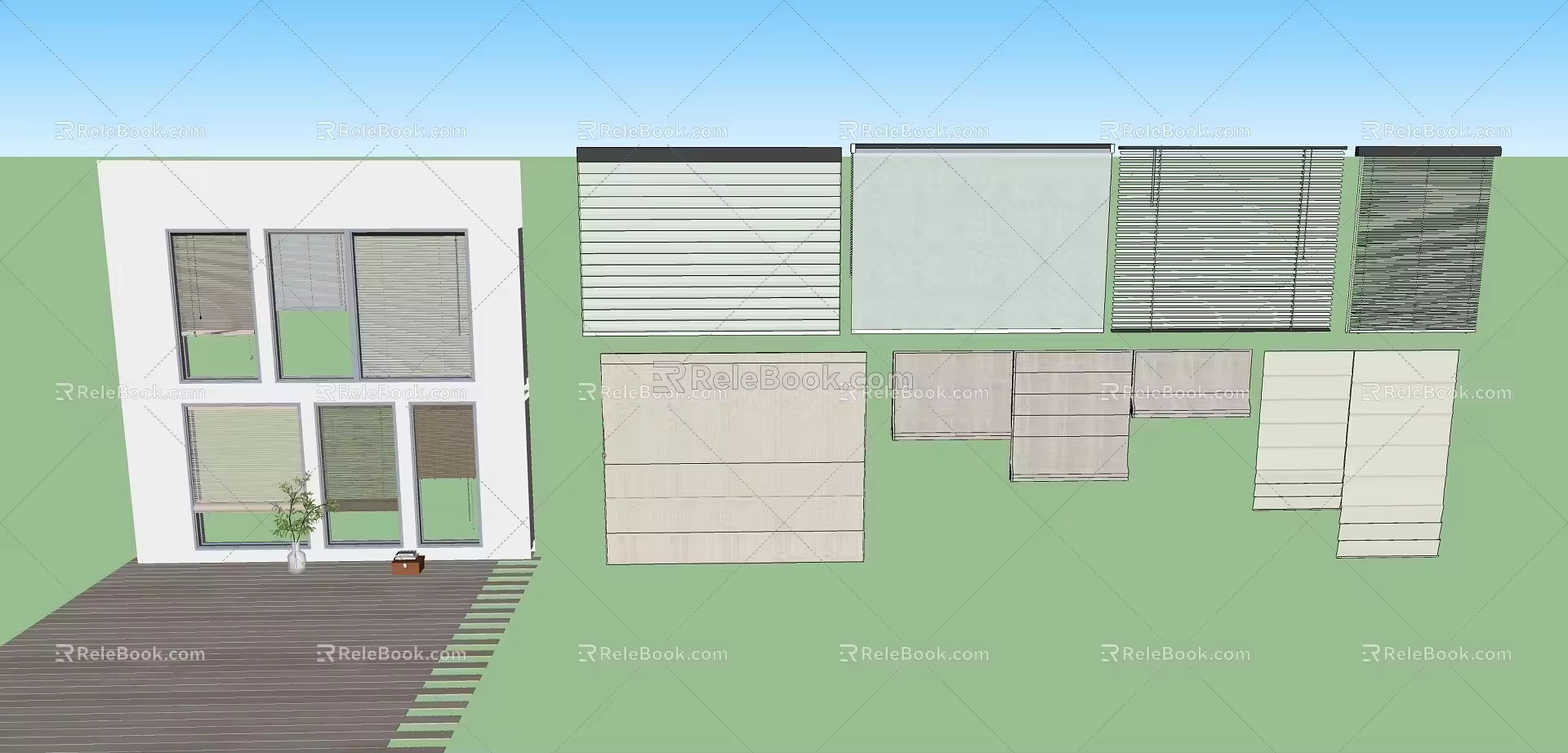 Hardware Blinds 3d model