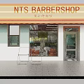 Modern Hair Salon Interior With Black White Diamond Floor Teal Cabinets And Styling Chairs