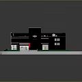 Modern Commercial Building Architecture With Connected Structures Green Landscape And Glass Facade