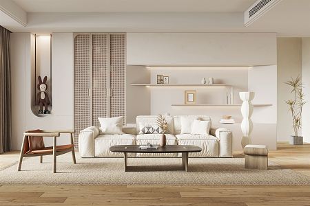 The Silent Living Room 3d model