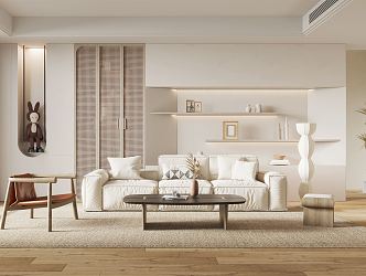 The Silent Living Room 3d model