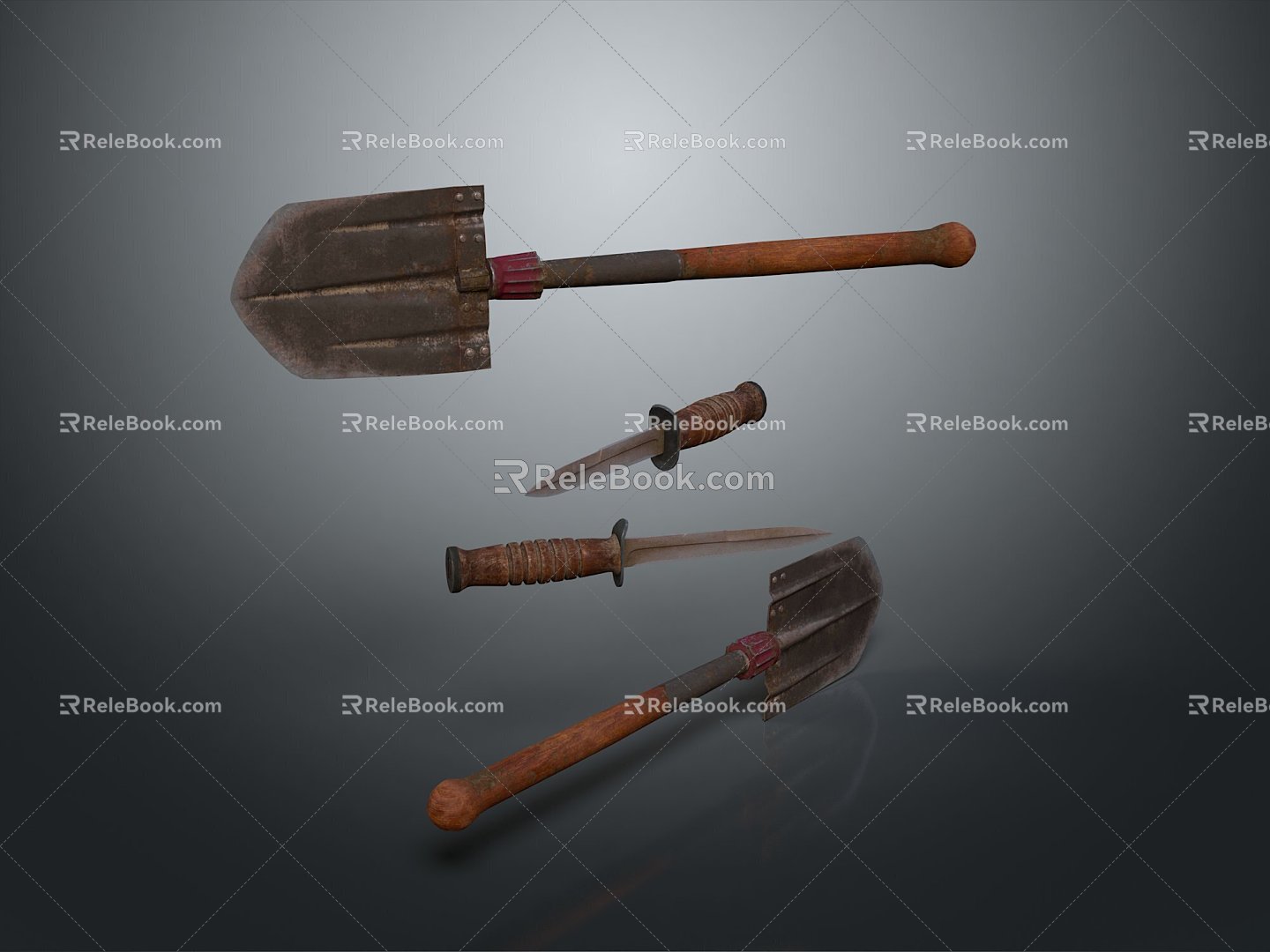 Shovel Shovel Shovel Shovel Shovel Soldiers Shovel Tools Hardware Tools Processing Tools 3d model