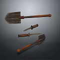 Shovel Soldiers Shovel Tools Hardware Tools Processing Tools 3d model