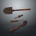 Shovel Shovel Shovel Shovel Shovel Soldiers Shovel Tools Hardware Tools Processing Tools 3d model