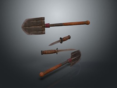 Shovel Soldiers Shovel Tools Hardware Tools Processing Tools 3d model