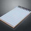 Spiral Bound Notebook With Lined Paper For Daily Stationery Use