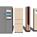 Modern Refrigerators and Freezers Featuring Double Door Three Door Vertical Designs and Smart Screens