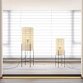 Modern Floor Lamp Curtain Floor Lamp 3d model