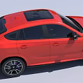 Red BMW SUV With Panoramic Sunroof And Sporty Design