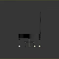 Black Grand Piano With Open Top Shiny Finish And Interior String Structure