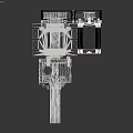 Industrial Mechanical Gearbox Reducer With Compact Metal Construction And Output Shaft