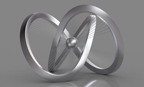 Modern Mobius Ring 3d model