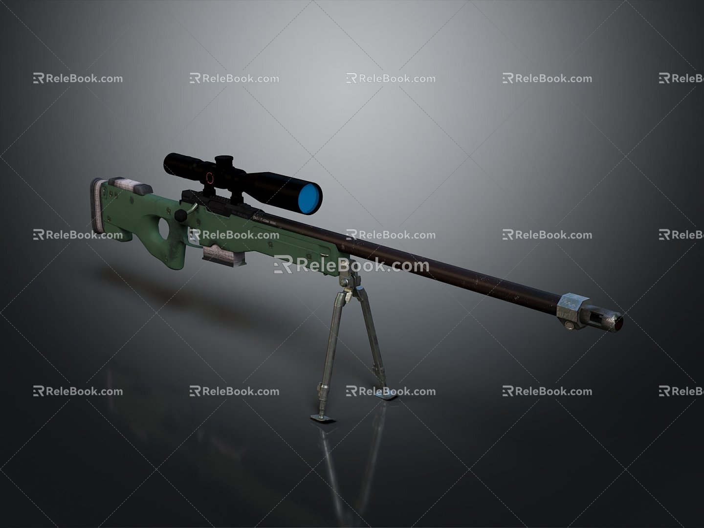 Sniper Rifle Sniper Rifle Sight Modern Weapons Hot Weapons Hot Weapons Firearms 3d model