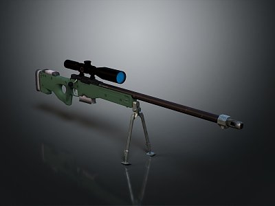 Sniper Rifle Sniper Rifle Sight Modern Weapons Hot Weapons Hot Weapons Firearms 3d model