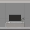 Elegant Light Luxury TV Cabinet With White Marble Top Gold Handles For Modern Living Room