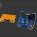 Modern Box Suitcase Toolbox Medicine Case 3d model