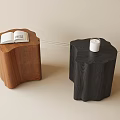 Modern Solid Wood Side Table Corner Stool 3d model