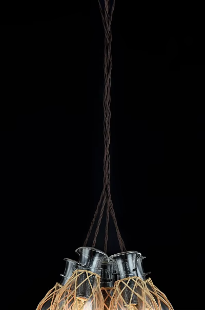 Industrial LOFT chandelier 3d model