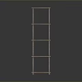 Iron frame large iron frame iron frame house factory industrial iron frame iron ladder rigid ladder work frame rigid scaffold 3d model