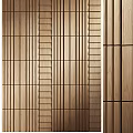 Modern Wooden Wall Paneling Design With Vertical Slats And Natural Texture For Home Interior
