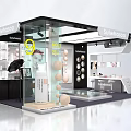 Sulwhasoo Cosmetics Store Interior With Display Counters And Decorative Spheres