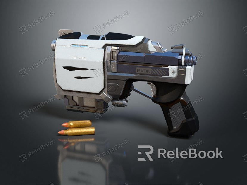 Modern Sci-Fi Gun Sci-Fi Pistol Pistol Game Pistol Sci-Fi Guns model