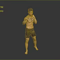 Shirtless Man In Black Cap With TRUTH Chest Tattoo And Black Shorts Standing Barefoot