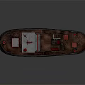 INDUSTRIAL LOFT SHIP Vessel Ship Navigation Ship Water Transport 3d model