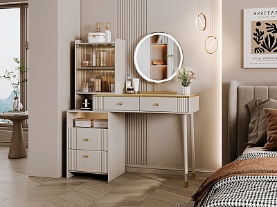 Light Luxury Dressing Table model