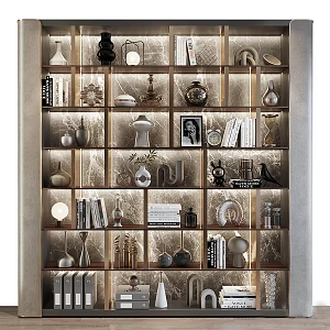 Light Luxury Storage Rack Display Rack Display Rack Decorative Rack Display Rack Ornaments Decorative Ornaments Jewelry Ornaments 3d model