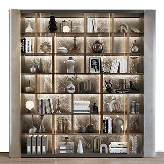 Light Luxury Storage Rack Display Rack Display Rack Decorative Rack Display Rack Ornaments Decorative Ornaments Jewelry Ornaments 3d model