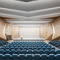 Modern Conference Hall Report Hall 3d model