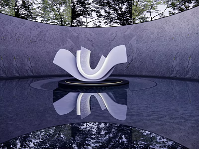 Modern Urban Sculpture 3d model