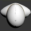 White Mannequin Head Showcasing Gold Chain Hardware Tool On Gray Background