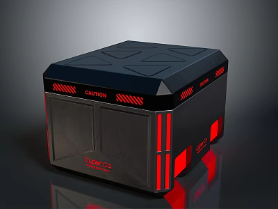 Science Fiction Box Science Fiction Box Military Box Password Box Military Supplies Science Fiction Supplies Science Fiction Password Box 3d model