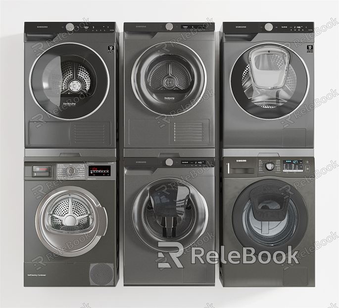 Modern washing machine drum washing machine intelligent washing machine model