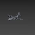 Modern C 130 Transport Aircraft Flying With Multiple Variants In Cloudy Sky