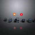 Different Types of Modern Weapon Models With Various Designs And Accessories