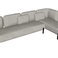 Modern Multiplayer Sofa 3d model