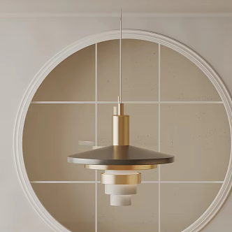 Modern chandelier 3d model