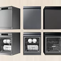 Modern Kitchen Dishwashers in Various Styles with Stainless Steel Black Finishes and Interior Views