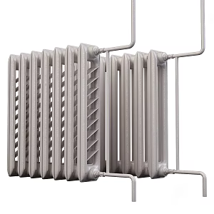 modern heating pipe 3d model
