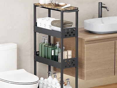 Bathroom Laundry Liquid Storage Rack model