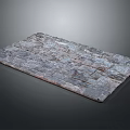 Modern Pavement Stone Pavement Small Road Stone Block Pavement 3d model