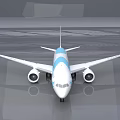 China Southern Airlines Blue And White Passenger Aircraft With Phoenix Design Exterior
