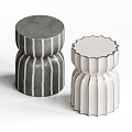 Modern Ceramic Side Table Corner Table Coffee Table 3d model