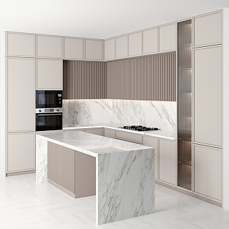 Modern Kitchen Cabinets 3d model